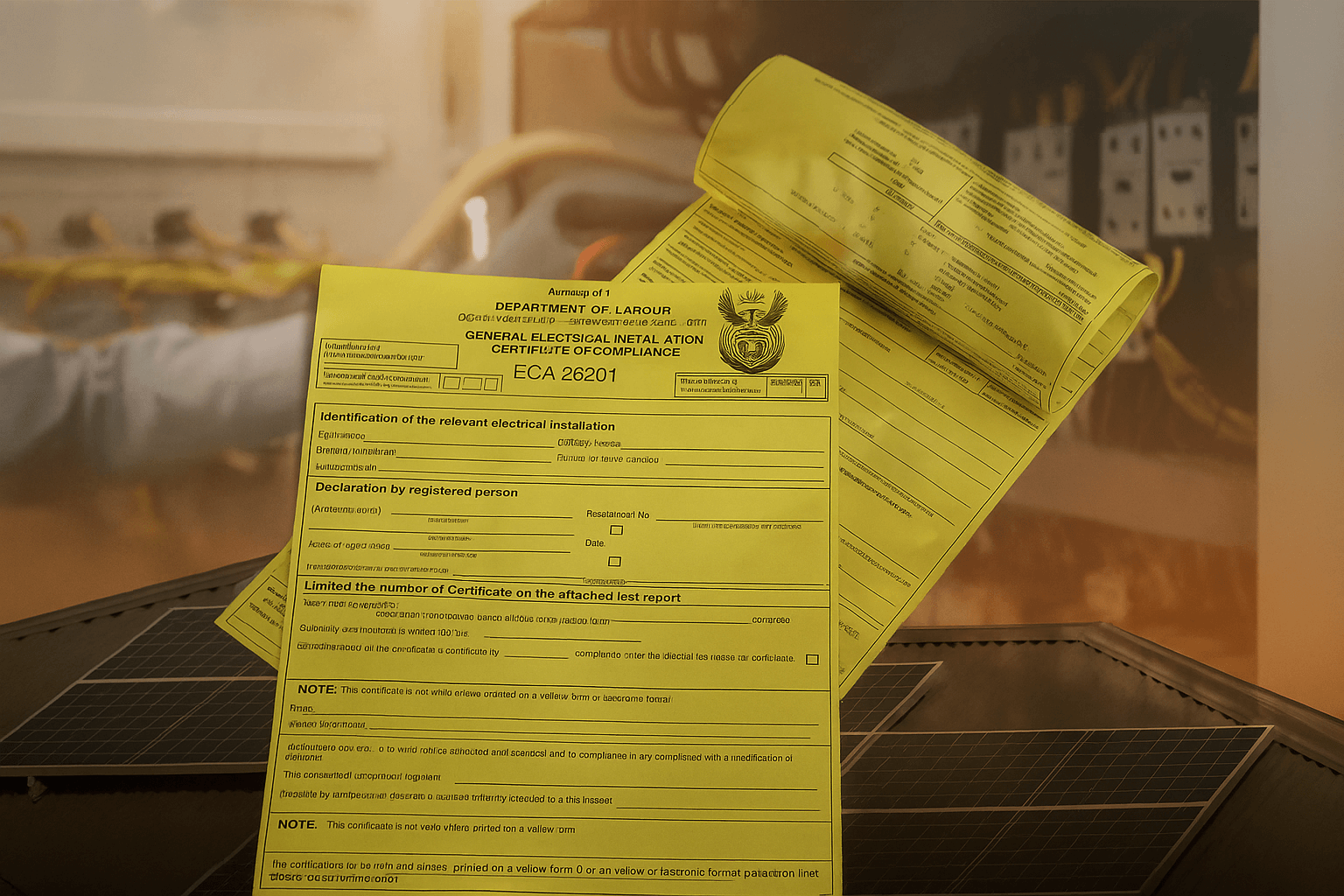 COC Compliance Certificates